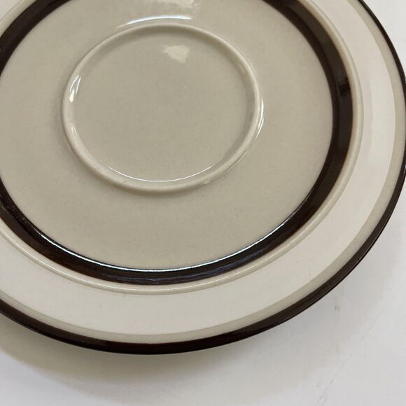 Dachi Mid‎ Century Modern Saucer Plates Akey White 70s Retro Lot 4 Made in JAPAN - Picture 6 of 7